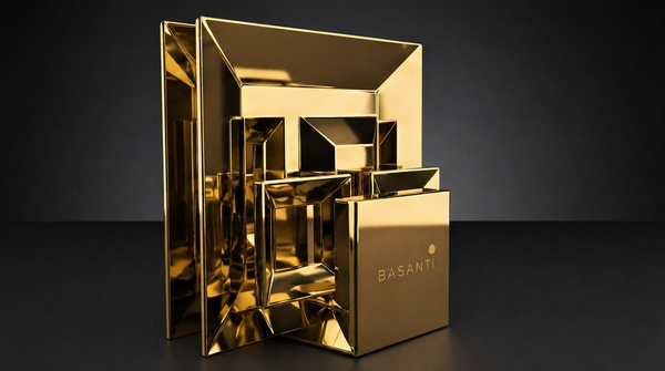 Royal Gold - PVD Titanium Stainless Steel Dinner Set India | BASANTI